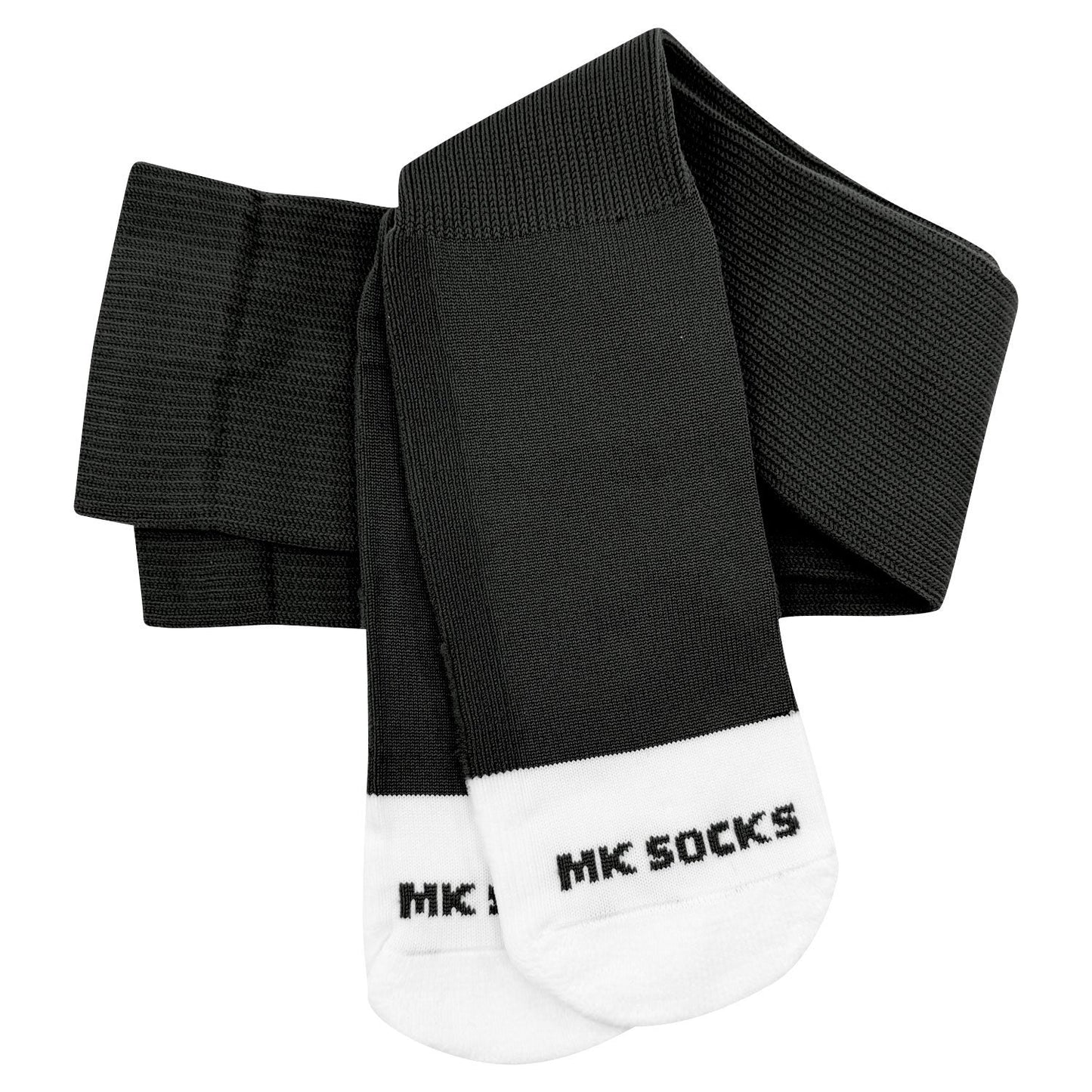 ProFlex Extra-Durable Over the Knee Baseball, Football Extra Long Sports Tube Socks (Black)