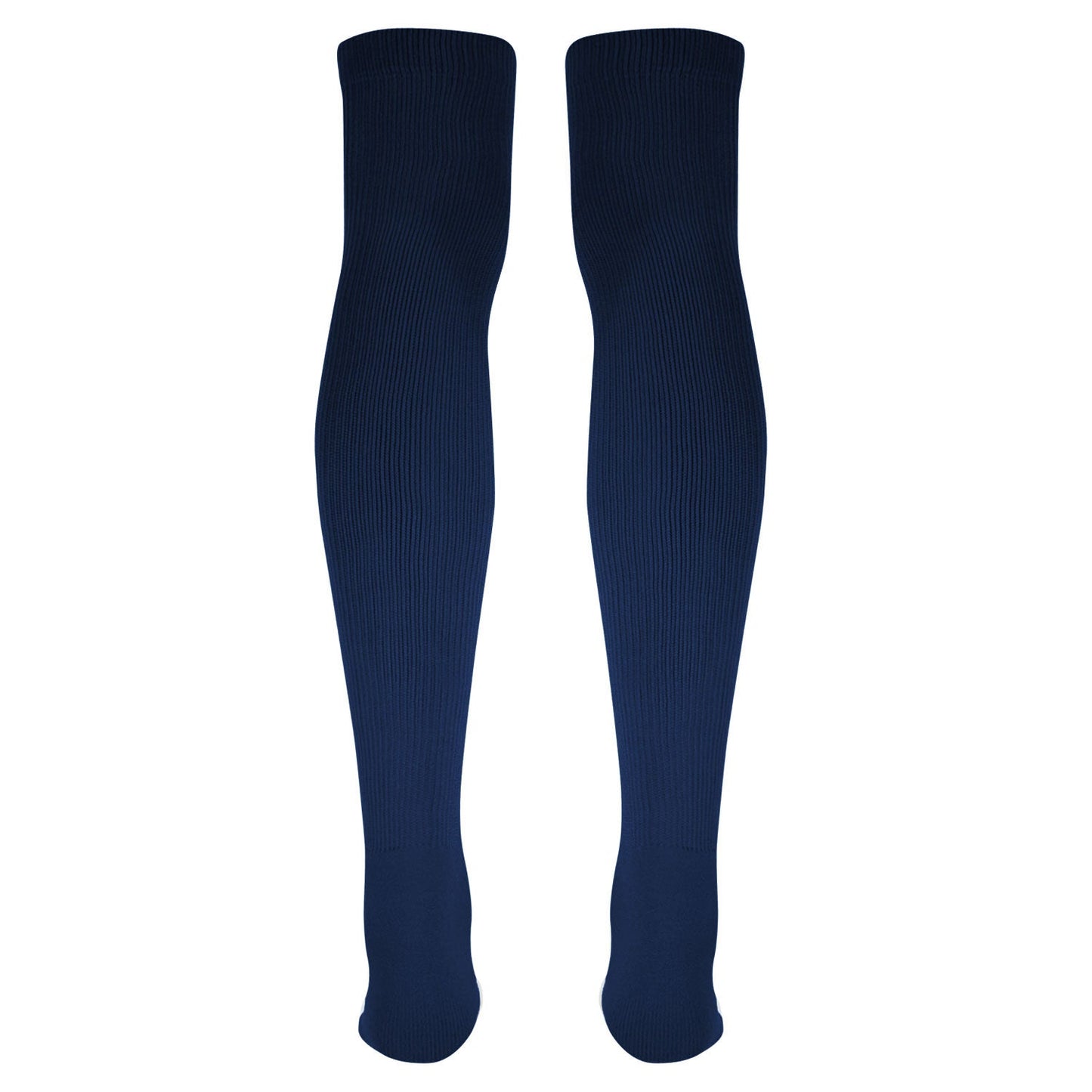 ProFlex Extra-Durable Over the Knee Baseball, Football Extra Long Sports Tube Socks (Navy Blue)