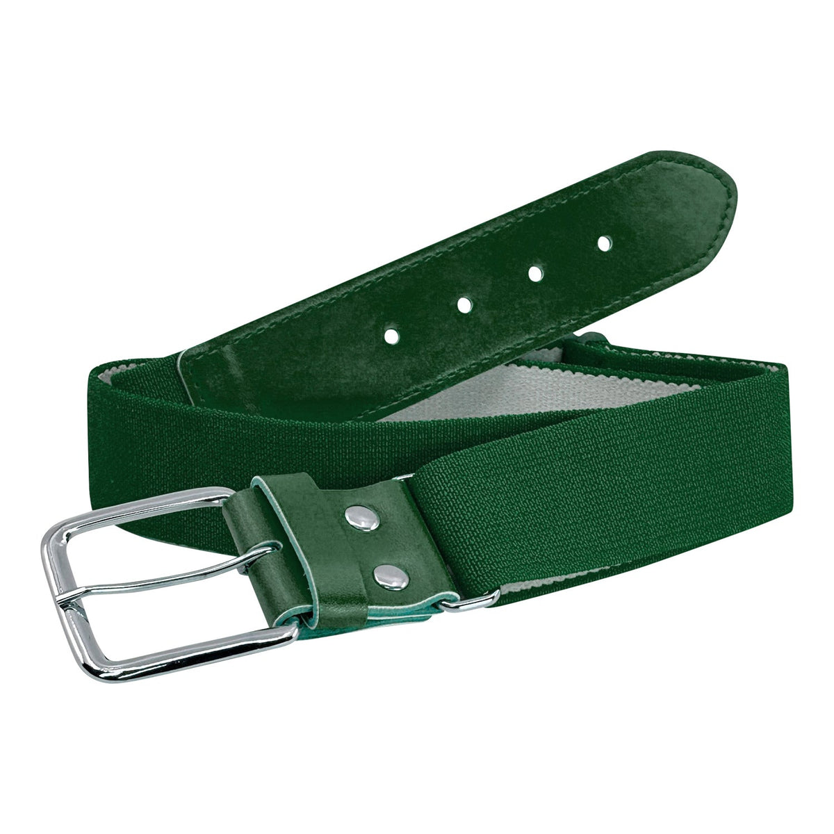 FOREST GREEN Baseball Softball Elastic Belt, Youth and Adult Sizes