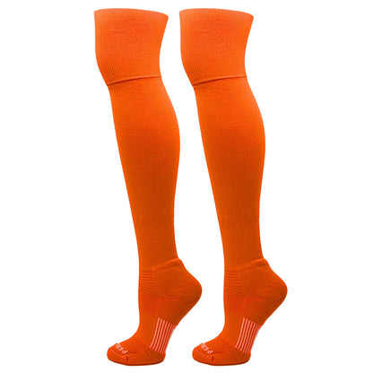 Over the Knee Baseball, Extra Long Sports Socks (Orange)