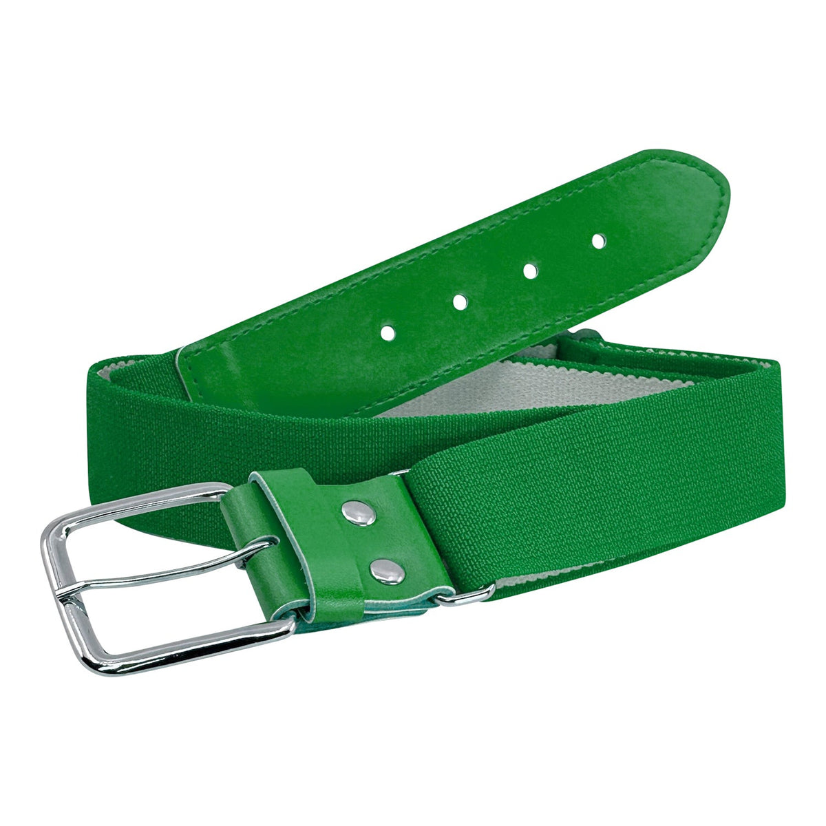 KELLY GREEN Baseball Softball Elastic Belt, Youth and Adult Sizes