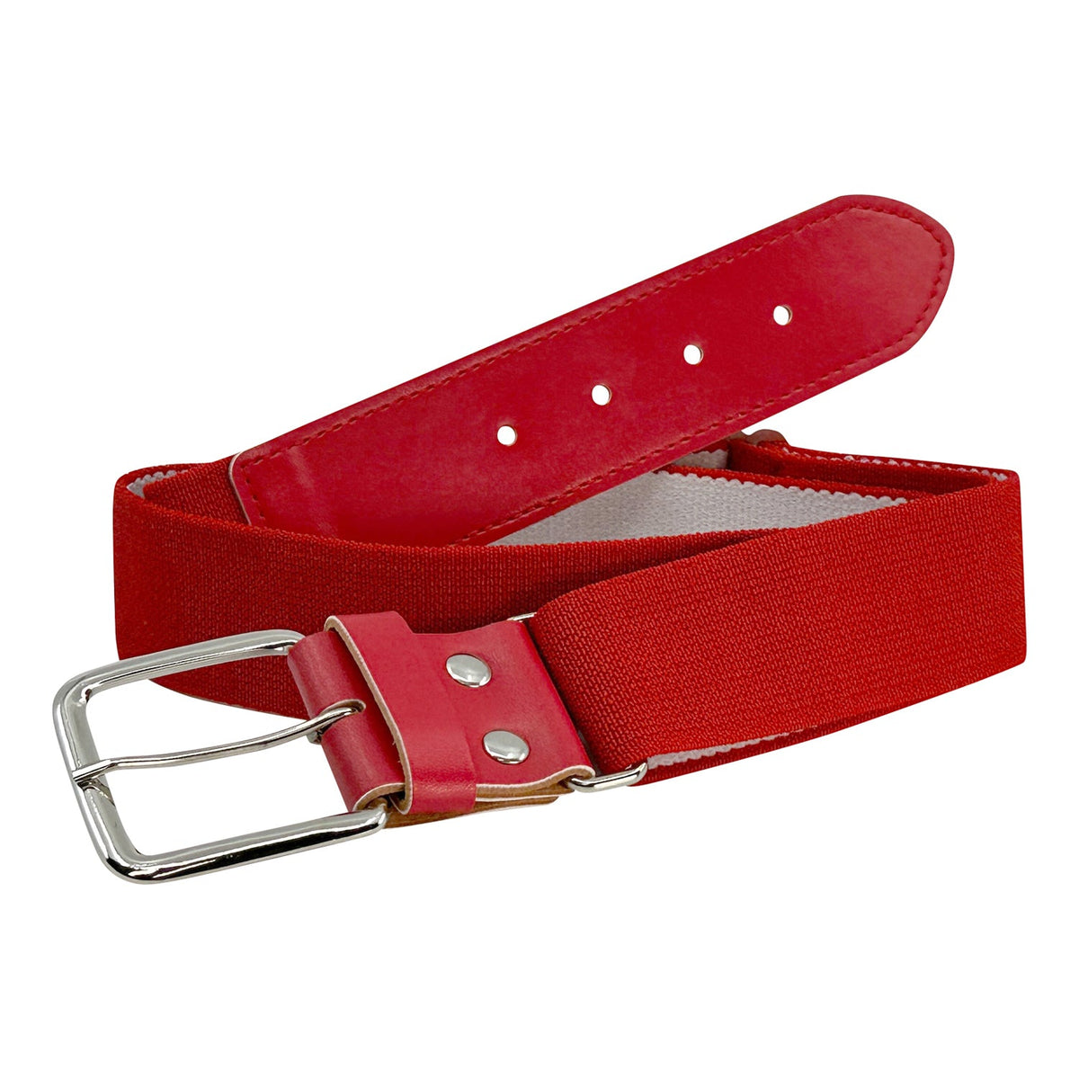 RED Baseball Softball Elastic Belt, Youth and Adult Sizes