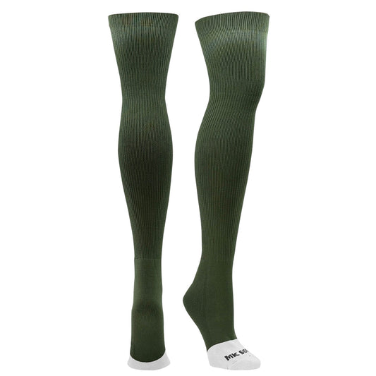 Over the Knee Baseball, Extra Long Sports Socks (Military Green)