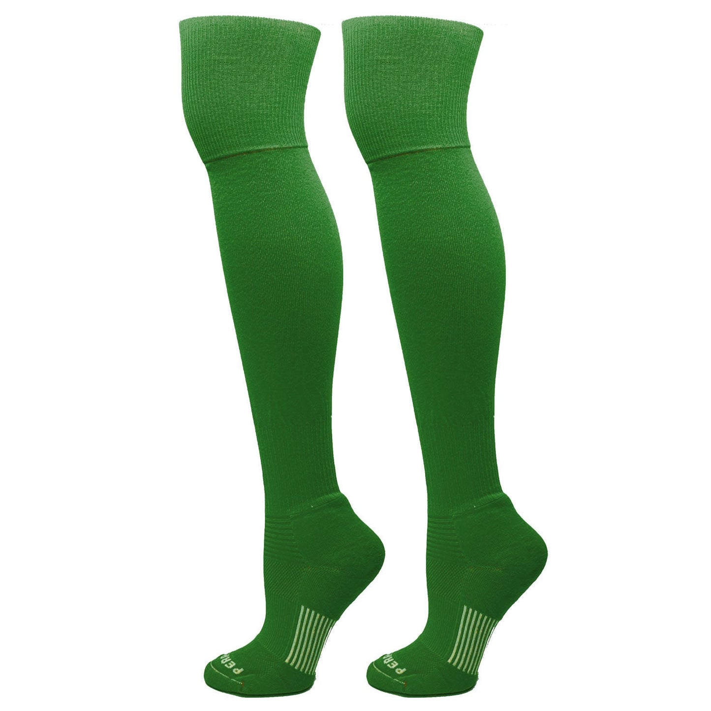 Over the Knee Baseball, Extra Long Sports Socks (Kelly Green)