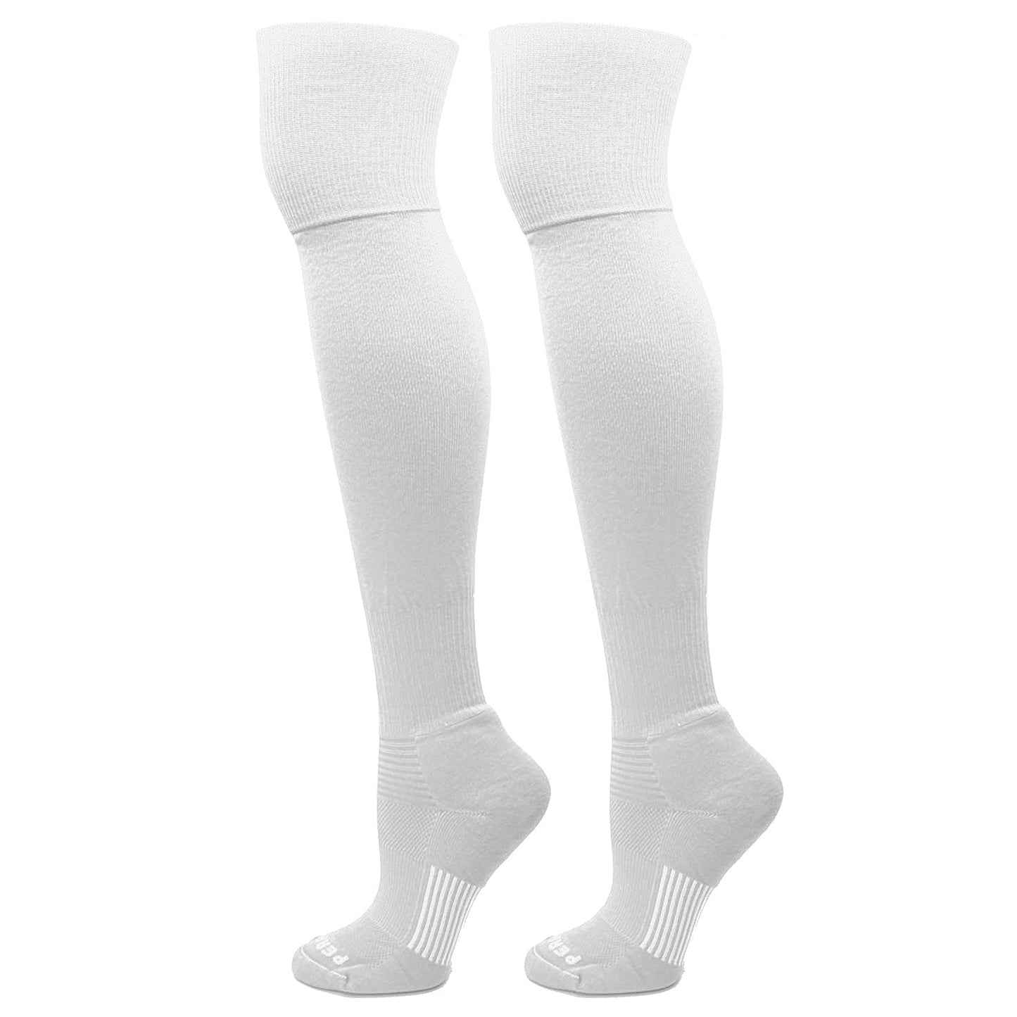 Extreme Over the Knee Sports Socks - White