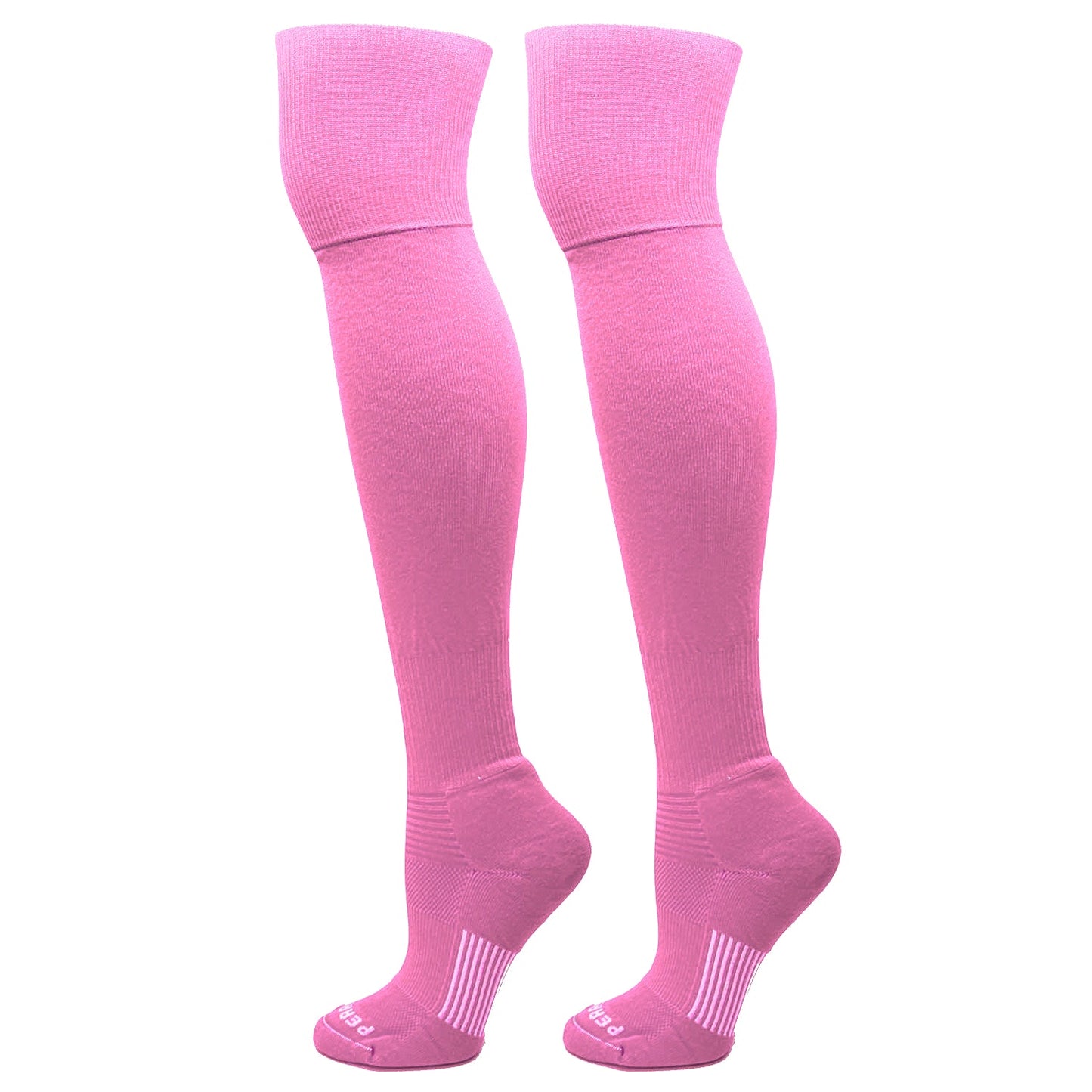 Over the Knee Baseball, Extra Long Sports Socks (Bubblegum Pink)