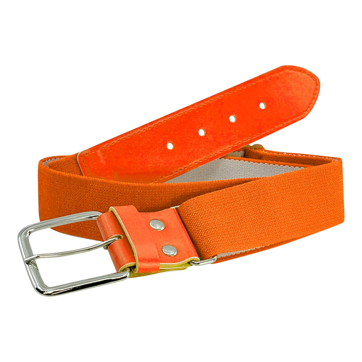 ORANGE Baseball Softball Elastic Belt, Youth and Adult Sizes