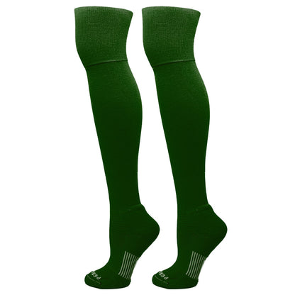 Over the Knee Baseball, Extra Long Sports Socks  (Forest / Dark Green)