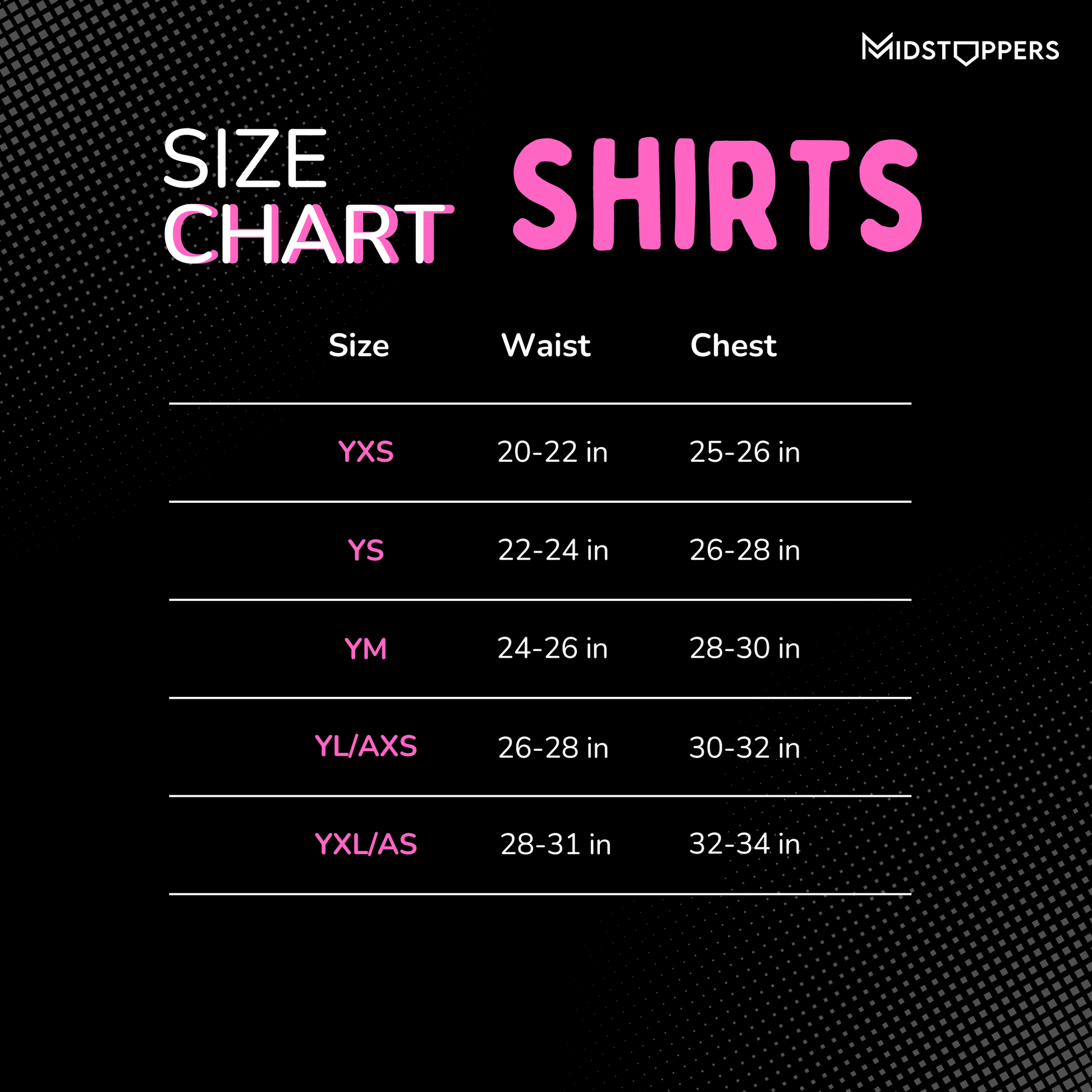 Jsculpt size chart hotsell