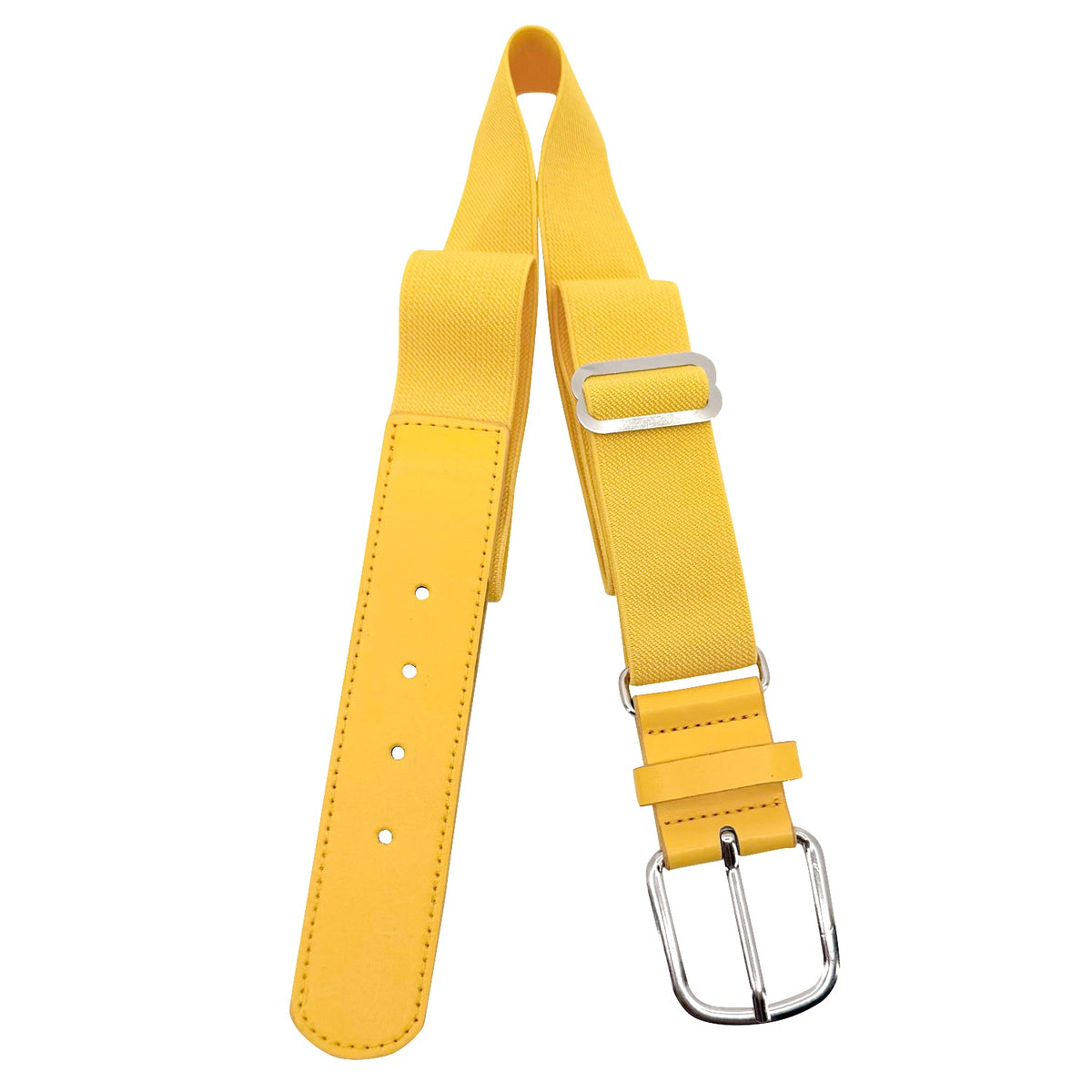 YELLOW Baseball Softball Elastic Belt, Youth and Adult Sizes