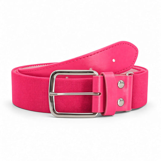 NEON PINK Adjustable Elastic Baseball SoftBall Belt for Youth and Adults